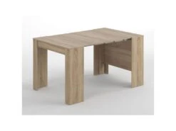 Table Extensible 51/237 Cm Chêne - CELESTE - L 51/237 X L 90 X H 78 Cm -Meubles Soldes Boutique table a manger 19824863