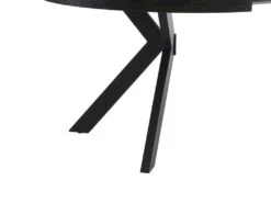 Table à Manger Extensible 4 à 8 Couverts En MDF Et Acier - Noir - KOMONI 26 Table à Manger Extensible 4 à 8 Couverts En MDF Et Acier - Noir - KOMONI -Meubles Soldes Boutique table a manger 20269149