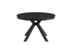 Table à Manger Extensible 4 à 8 Couverts En MDF Et Acier - Noir - KOMONI 21 Table à Manger Extensible 4 à 8 Couverts En MDF Et Acier - Noir - KOMONI -Meubles Soldes Boutique table a manger 20269203