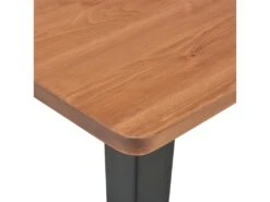 Table De Bar Noir 60x60x108 Cm Pinède Et Acier 10 Table De Bar Noir 60x60x108 Cm Pinède Et Acier -Meubles Soldes Boutique table a manger 22070903