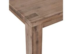 Alana Table De Salle à Manger 100x200 Cm, En Bois D'acacia Teinté Brun Avec Espace Pour 2 Extensions. -Meubles Soldes Boutique table a manger 22114813