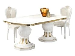 Table De Repas Ovale Avec Allonge - ADELE - Table De Repas : L 185/230 X L 105 X H 75 Cm -Meubles Soldes Boutique table a manger 22365613