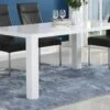 Table à Manger MONICA - 6 Couverts - MDF Laqué Blanc 1 Table à Manger MONICA - 6 Couverts - MDF Laqué Blanc -Meubles Soldes Boutique table a manger 385343