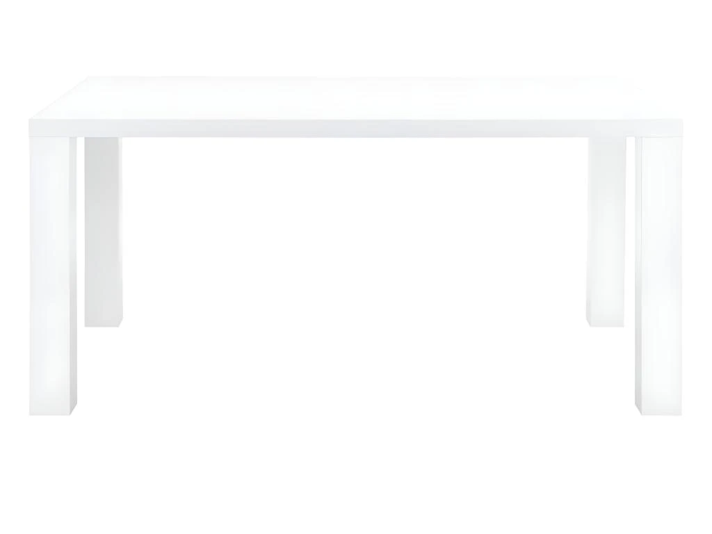 Table à Manger MONICA - 6 Couverts - MDF Laqué Blanc 6 Table à Manger MONICA - 6 Couverts - MDF Laqué Blanc – Image 4