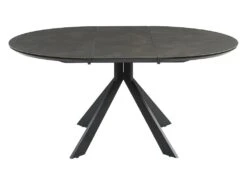 Table à Manger Extensible CLARA - 4 à 6 Couverts - Céramique & Métal - Anthracite 18 Table à Manger Extensible CLARA - 4 à 6 Couverts - Céramique & Métal - Anthracite -Meubles Soldes Boutique table a manger 414959