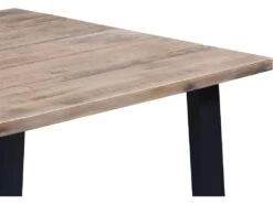 Table De Salon Salle à Manger Design 170 X 90 Cm Bois D'acacia Massif 0902162 -Meubles Soldes Boutique table a manger 8944053