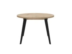 Table Ronde Extensible 110/155 Cm Decor Bois - Pieds Métal - VANESSA 11 Table Ronde Extensible 110/155 Cm Decor Bois - Pieds Métal - VANESSA -Meubles Soldes Boutique table a manger 9177629