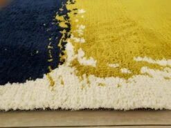 Ensemble Table Basse Dorée CHARLOTTE Et Tapis Bleu, Moutarde Et Gris CAMDEN 11 Ensemble Table Basse Dorée CHARLOTTE Et Tapis Bleu, Moutarde Et Gris CAMDEN -Meubles Soldes Boutique table basse 10888693