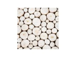 Table Basse Ronde Bois De Teck Blanc Cassé - FORINI 10 Table Basse Ronde Bois De Teck Blanc Cassé - FORINI -Meubles Soldes Boutique table basse 17626543