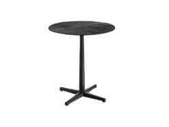 Table D'appoint Ronde Noir Métal Taille M - ZOTA