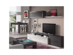 Table Basse Relevable Gris - ANNA - L 100 X L 50 X H 43/54 Cm -Meubles Soldes Boutique table basse 19724091