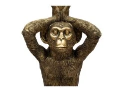 Table à Café En Verre Trempé Et Résine Doré Aspect Vieilli D 40 X H 52 Cm -Meubles Soldes Boutique table basse 19803771