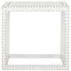 Table D'appoint Blanc 40 X 60 X 59.94 Cm - Verena -Meubles Soldes Boutique table basse 21029389