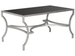 Table D'appoint Or Et Transparent 41 X 160 X 81.28 Cm - Cleva -Meubles Soldes Boutique table basse 21029575