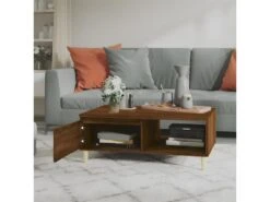 Table Basse Chêne Marron 90x60x35 Cm Aggloméré 13 Table Basse Chêne Marron 90x60x35 Cm Aggloméré -Meubles Soldes Boutique table basse 21074359