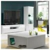 Table Basse Relevable Blanc Laqué/ Leds - ESPRIT 1 Table Basse Relevable Blanc Laqué/ Leds - ESPRIT -Meubles Soldes Boutique table basse 21155281