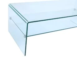 Table Basse STILEOS - Double Plateau - Verre Trempé -Meubles Soldes Boutique table basse 252611