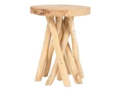Table D'appoint En Teck - Coloris : Naturel - GAYANA -Meubles Soldes Boutique table basse 7043783