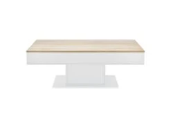 Table Basse De Salon Avec 2 Espaces De Rangement 110 Cm Effet Chêne Blanc 03_0006148 8 Table Basse De Salon Avec 2 Espaces De Rangement 110 Cm Effet Chêne Blanc 03_0006148 -Meubles Soldes Boutique table basse 8853039