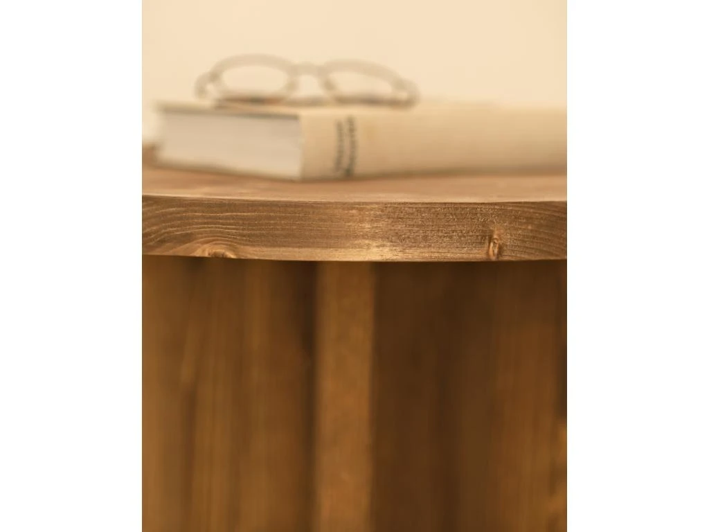 Table Basse Tokyo I Chêne Foncé 60cm 6 Table Basse Tokyo I Chêne Foncé 60cm – Image 4