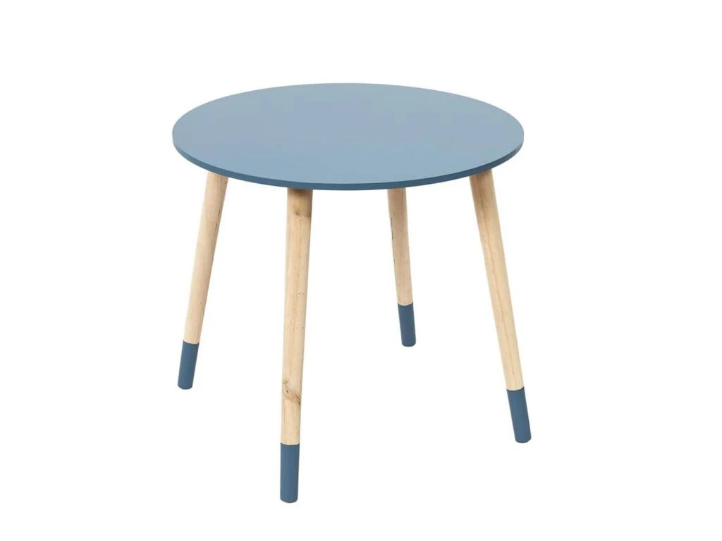 PONY - Tables Gigognes Scandinaves Bicolores Bleu Et Ocre 4 PONY - Tables Gigognes Scandinaves Bicolores Bleu Et Ocre â Image 2