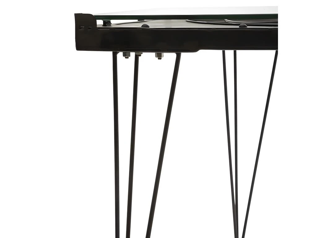 Table Basse Métal Verre Map Atmosphera - Anthracite 5 Table Basse Métal Verre Map Atmosphera - Anthracite – Image 3