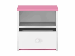 Table De Chevet Enfant 40 X 39 X 30 Cm - Rose -Meubles Soldes Boutique table de chevet 14696395