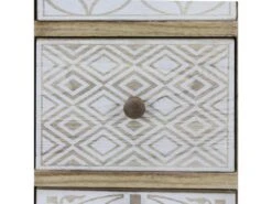 Table De Chevet 3 Tiroirs Bois Beige Blanc Rétro Compacte 63x29x25 16 Table De Chevet 3 Tiroirs Bois Beige Blanc Rétro Compacte 63x29x25 -Meubles Soldes Boutique table de chevet 18431737