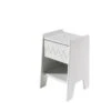 Chevet Enfant 1 Tiroir 1 Niche Blanc - CH2066 -Meubles Soldes Boutique table de chevet 19068221
