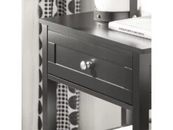 Table De Chevet Table De Nuit Bout De Canapé Table D'appoint Avec - Noir, Fbt46-sch -Meubles Soldes Boutique table de chevet 19124803