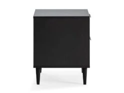 Table De Chevet Kalma 2 Tiroirs Couleur Noir/chêne -Meubles Soldes Boutique table de chevet 20980289