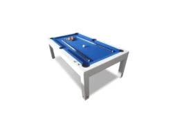 Table Transformable - Billard SNOOKER - Hauteur Ajustable - 207*114*79 Cm -Meubles Soldes Boutique table de jeux 163108