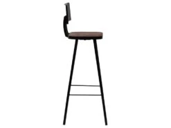 Lot De Deux Tabourets De Bar Design Chaise Siège Bois Massif De Récupération Marron Foncé 1202188 -Meubles Soldes Boutique tabouret de bar 10445531