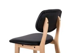 Tabourets De Bar En Synthétique Avec Structure En Bois Set De 2 Pièces Noir 19_0000449 9 Tabourets De Bar En Synthétique Avec Structure En Bois Set De 2 Pièces Noir 19_0000449 -Meubles Soldes Boutique tabouret de bar 10445665