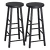 Tabouret De Bar 2 Pieces Noir 19_0000365 -Meubles Soldes Boutique tabouret de bar 10445713