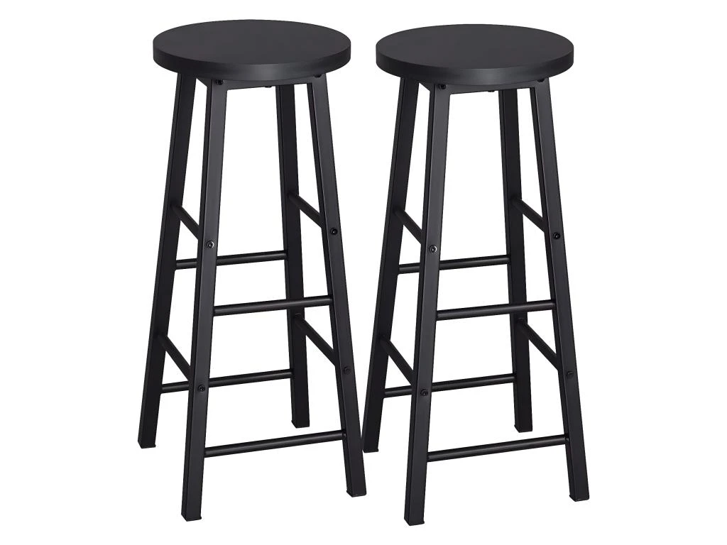 Tabouret De Bar 2 Pieces Noir 19_0000365 3 Tabouret De Bar 2 Pieces Noir 19_0000365