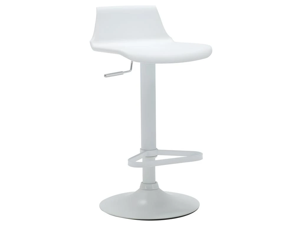 Tabouret De Bar - Polypropylène - Coloris Blanc - CALAS 3 Tabouret De Bar - Polypropylène - Coloris Blanc - CALAS