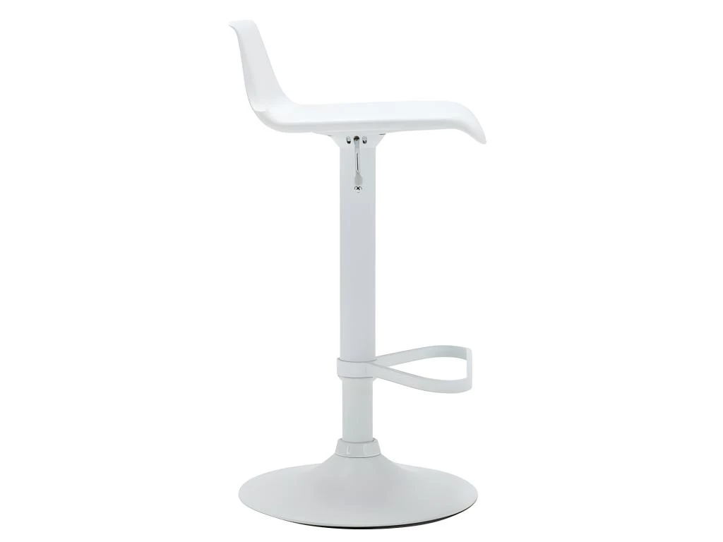 Tabouret De Bar - Polypropylène - Coloris Blanc - CALAS 5 Tabouret De Bar - Polypropylène - Coloris Blanc - CALAS – Image 3