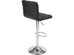 KAYELLES Lot De 2 Tabourets Bar Matelassés Confort Réglable SIVAN (Noir) -Meubles Soldes Boutique tabouret de bar 9145789