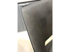 Lot 2 Tabourets Bar Taupe En Suédine Et Piétement Métal Luge - RIVOLI 9 Lot 2 Tabourets Bar Taupe En Suédine Et Piétement Métal Luge - RIVOLI -Meubles Soldes Boutique tabouret de bar 9146237