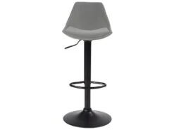 KAYELLES Lot De 2 Tabourets Design Contemporain SONO (Velours Gris) 8 KAYELLES Lot De 2 Tabourets Design Contemporain SONO (Velours Gris) -Meubles Soldes Boutique tabouret de bar 9147035