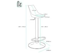 KAYELLES Lot De 2 Tabourets Design Contemporain SONO (Velours Gris) 11 KAYELLES Lot De 2 Tabourets Design Contemporain SONO (Velours Gris) -Meubles Soldes Boutique tabouret de bar 9147041