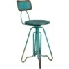 Ovid - Tabouret De Bar En Métal 61cm - Couleur - Turquoise -Meubles Soldes Boutique tabouret haut 13305691