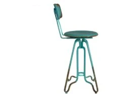 Ovid - Tabouret De Bar En Métal 61cm - Couleur - Turquoise 14 Ovid - Tabouret De Bar En Métal 61cm - Couleur - Turquoise -Meubles Soldes Boutique tabouret haut 13305695