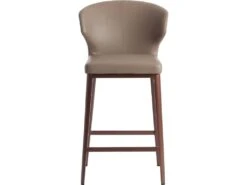 Tabouret Rembourré En Simili Avec Pieds Acier Inoxydable 11 Tabouret Rembourré En Simili Avec Pieds Acier Inoxydable -Meubles Soldes Boutique tabouret haut 14792661