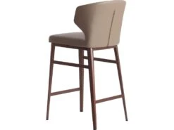 Tabouret Rembourré En Simili Avec Pieds Acier Inoxydable 13 Tabouret Rembourré En Simili Avec Pieds Acier Inoxydable -Meubles Soldes Boutique tabouret haut 14792665