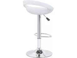 Lot De 2 Tabourets De Bar "Blue Lagoon" - Blanc -Meubles Soldes Boutique tabouret haut 20900741
