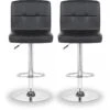 Lot De 2 Tabourets De Bar "Manhattan" - Noir 2 Lot De 2 Tabourets De Bar "Manhattan" - Noir -Meubles Soldes Boutique tabouret haut 20940463
