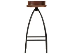 Tabourets De Bar Lot De 2 Bois De Récupération Massif -Meubles Soldes Boutique tabouret haut 21990283