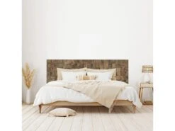 Tête De Lit Mauro 100x60 Cm, Imitation Bois, MDF Avec Imprimé Réaliste